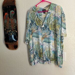 H&M Multicolor Casual Button Down Shirt